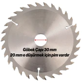 Ahşap MDF Mobilya Tahta Sunta Dolap Kesme Testeresi Metal Elmas Daire Testere Bıçağı 190 mm 40 Diş - 6