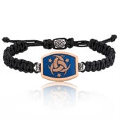 Gümüş Teşkilat-ı Mahsusa Makrome Erkek Bileklik - 1