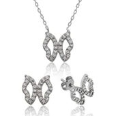 Gümüş Kelebek Bayan Set - 1
