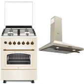 GL General 60 cm Krem Kuzine Set (GLD 022RK-GLF 6040RK) - 1