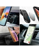 avalanndırma Izgarasına Takılabilen Mandallı Mıknatıslı Oto Araç Içi Manyetik Telefon Tutucu - 3