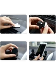 Üniversal Manyetik Mıknatıslı Telefon Tutucu Oto Araç İçi Tutucu - 3