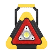 POWERMASTER 500 LUMEN SOLAR ŞARJLI ÇOK FONKSİYONLU REFLEKTÖR IŞIKLI İKAZ LAMBASI GÜNEŞ ENERJİLİ - 2