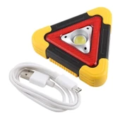 POWERMASTER 500 LUMEN SOLAR ŞARJLI ÇOK FONKSİYONLU REFLEKTÖR IŞIKLI İKAZ LAMBASI GÜNEŞ ENERJİLİ - 1