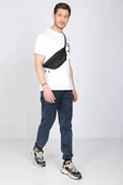 Erkek Lacivert Belden İpli Jogger Pantolon - 4