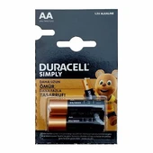 Duracell Alkalin Kalem Pil (AA) 2'li Paket - 1