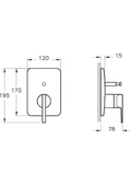 VitrA A4228626 Suit Ankastre Banyo Bataryası S.üstü - 2