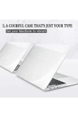 Apple Macbook Pro 14 inç M4/Pro/Max A3401 A3112 A3185 Uyumlu Şeffaf Kılıf Koruyucu Parlak Kapak  SİMLİ - 3