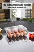 15 Li Buzdolabı Kapaklı Yumurtalık & Buzdolabı Organizeri - 1