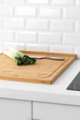 Büyük Boy Tezgah Üstü Kesme Tahtası & Çok Amaçlı Kesme Tahtatı & Hamur Açma Tahtası (38*45* Cm) - 3