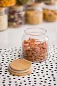 6 Lı Set Bambu Kapaklı Cam Kavanoz & Baharat Takımı & Baharatlık 500 ML ( Vakum Kapak ) - 4
