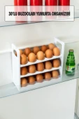Buzdolabı Rafına Sığabilen 30lu 3 Katlı Yumurtalık Buzdolabı Organizeri - 1
