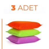 Petek Dokulu Bulaşık Süngeri Sihirli Pratik Sünger - 3 Adet - 1