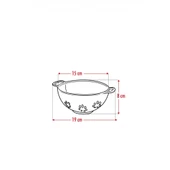 Akrilik Siyah Mini Pirinç Süzgeçi & Bakliyat Süzgeçi (3 SU BARDAĞI ÖLÇÜLÜ) - 5