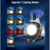 OR-5147 GOLD ORİON  Kesici Tornavida Araçları Taşınabilir  COB LED Şarj Edilebilir Mini El Feneri - 5