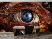 3 Boyutlu Göz Bilim Kurgu Duvar Kağıdı thumbnail 3