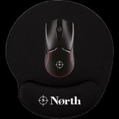 NORTH AirFly Premium Quality Bilek Destekli Siyah Gaming Mouse Pad - 4
