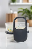 2Li 5 LT Multibox Kayar Kapaklı Saklama Kabı & Erzak Kabı & Toz Ve Tablet Deterjan Kutusu ( ETİKET H - 5