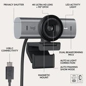 LOGITECH MX Brio 705 4K Ultra HD Web Kamera 960-001530 - 2