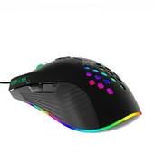 INCA IMG-047T USB RGB Led Aydınlatmalı 7200dpi Gaming Optic Siyah Mouse thumbnail 2