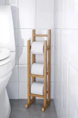 Doğal Bambu Yedekli Wc Kağıtlık - 2