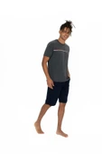 U.S. Polo Assn. Erkek Alt Üst Pijama Şort Takım - 5
