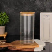 Mien Bambu Kapaklı Cam Kavanoz 1400 ml - 1