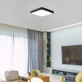 24 Watt Beyaz Işık, Çok Kaliteli Sıva Üstü Metal Kasa Tavan Armatürü, 1700 Lümen 6500 Kelvin Armatür thumbnail 6