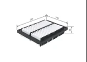 Mitsubishi ASX 1.6 Benzinli Hava Filtresi 2011-2019 Bosch - 1