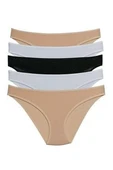Pierre Cardin Kadın Pamuklu Basic Brief  5li Külot - 2