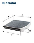 FILTRON K1346A | Polen Filtresi 13-Mercedes Benz A-Seri (W176) B-Seri (W242-W246) - 1
