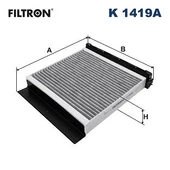 Fıltron K 1419A-Polen Filtresi Karbonlu Mercedes W177 V177 A2478300800 - 1
