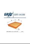 Grat Hava Filtresi Opel Astra G 1.7CDTİ 2.0 di 98-05/Astra H 1.3 CDTİ 1.7 CDTİ 04-/Zafira - 1