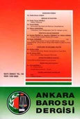 Ankara Barosu Dergisi Yıl: 63 Sayı: 2005/2 - 1