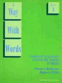 A Way With Words Book 1 - Wocabulary Drvrkopment Activites For Learners Of English - 1