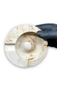 Mermer Desenli Büyük Boy Beton Kül Tablası Küllük 13 Cm - 1