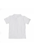 Polo Yaka Tişört Alm Kısa Kol 6-16 Yaş Çocuk Beyaz Okul Tişört/t-shirt - 2