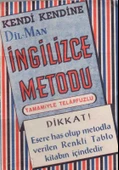 Kendi Kendine Dil - Man İngilizce Metodu - Tamamiyle Telaffuzlu (Dikkat: Esere Has Olup Metotla Verilen Renkli Tablo Kitabın İçindedir - 1957 Yılı İlk Baskısı - 1