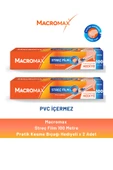 Macromax Streç Film 100 Metre Pratik Kesme Bıçağı Hediyeli x 2 Adet - 1