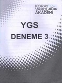 YGS  Deneme 3 - 1