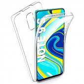 Xiaomi Redmi Note 9 Pro Kılıf 360 Tam Koruma Şeffaf Silikon - 1