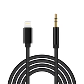 POWERMASTER JH-023 IPHONE LIGHTNING TO 3.5 MM AUX STEREO ÇEVİRİCİ KABLO - 1