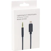 POWERMASTER JH-023 IPHONE LIGHTNING TO 3.5 MM AUX STEREO ÇEVİRİCİ KABLO - 2