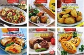 Gümüş Kaşık Sert Ciltli Kuşe Kağıda Renkli Prestij Baskı Yemek Seti 5 Cilt Takım - 1