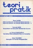 Teori Pratik Kitap Dizisi Mayıs 1991 Sayı: 1 (Lütfen Açıklamayı Okuyunuz) - 1