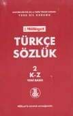 TDK Türkçe Sözlük 2 Cilt Takım (1. Cilt: A-J / 2. Cilt: K-Z) 1992 Yılı Baskısı - 1