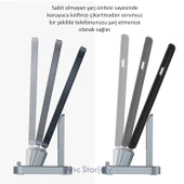 iPhone Şarj Aleti Apple Watch Şarj Aleti Çoklu Şarj İstasyonu 20W Adaptörlü Metal Şarj Standı - 5