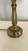 Yüceeller El Yapımı Eskitme Vitray Retro Barok Abajur Masa Lambası Oturma Yatak Odası Yeşil beyaz - 3