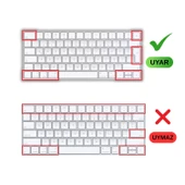 Magic Keyboard 2 A1644 Klavye Koruyucu Türkçe Q Silikon Ultra İnce 0.3mm Şeffaf Siyah thumbnail 3