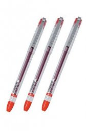 My Gel 0.5mm Kırmızı Ince Iğne Uçlu Jel Kalem 3 Adet - 1